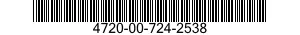 4720-00-724-2538 HOSE ASSEMBLY,NONMETALLIC 4720007242538 007242538