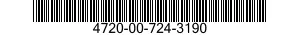 4720-00-724-3190  4720007243190 007243190