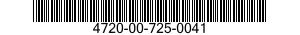 4720-00-725-0041  4720007250041 007250041
