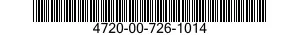 4720-00-726-1014  4720007261014 007261014