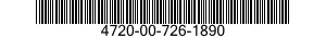 4720-00-726-1890  4720007261890 007261890