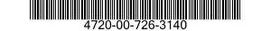 4720-00-726-3140  4720007263140 007263140