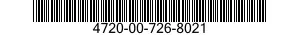 4720-00-726-8021  4720007268021 007268021