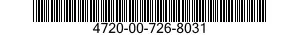 4720-00-726-8031  4720007268031 007268031