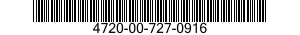 4720-00-727-0916  4720007270916 007270916