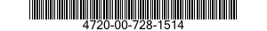 4720-00-728-1514  4720007281514 007281514