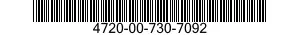 4720-00-730-7092  4720007307092 007307092