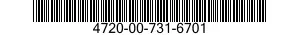 4720-00-731-6701  4720007316701 007316701