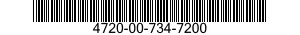 4720-00-734-7200  4720007347200 007347200