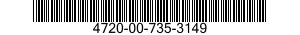 4720-00-735-3149  4720007353149 007353149
