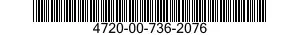 4720-00-736-2076  4720007362076 007362076