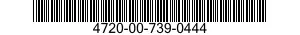4720-00-739-0444  4720007390444 007390444