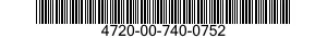 4720-00-740-0752  4720007400752 007400752