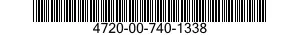 4720-00-740-1338  4720007401338 007401338