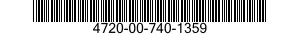 4720-00-740-1359  4720007401359 007401359