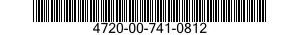4720-00-741-0812  4720007410812 007410812
