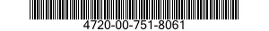 4720-00-751-8061  4720007518061 007518061