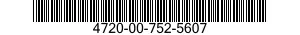 4720-00-752-5607  4720007525607 007525607