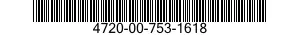 4720-00-753-1618  4720007531618 007531618