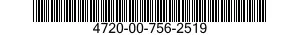 4720-00-756-2519  4720007562519 007562519