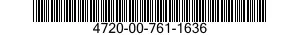 4720-00-761-1636  4720007611636 007611636