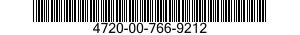 4720-00-766-9212  4720007669212 007669212