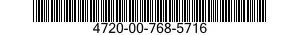4720-00-768-5716  4720007685716 007685716