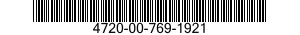 4720-00-769-1921  4720007691921 007691921