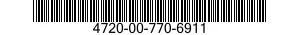 4720-00-770-6911  4720007706911 007706911