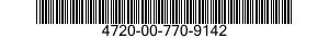 4720-00-770-9142  4720007709142 007709142