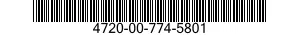 4720-00-774-5801  4720007745801 007745801