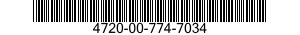 4720-00-774-7034  4720007747034 007747034