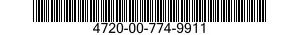 4720-00-774-9911  4720007749911 007749911