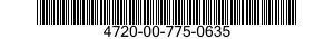 4720-00-775-0635  4720007750635 007750635