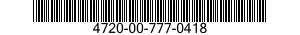 4720-00-777-0418 HOSE,METALLIC 4720007770418 007770418
