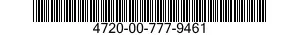 4720-00-777-9461  4720007779461 007779461