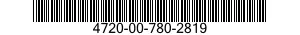 4720-00-780-2819  4720007802819 007802819