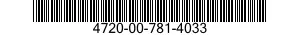 4720-00-781-4033  4720007814033 007814033