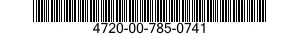 4720-00-785-0741  4720007850741 007850741