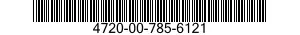 4720-00-785-6121  4720007856121 007856121