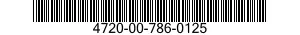 4720-00-786-0125  4720007860125 007860125