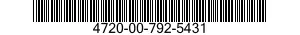 4720-00-792-5431  4720007925431 007925431