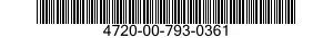 4720-00-793-0361  4720007930361 007930361