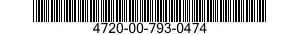 4720-00-793-0474  4720007930474 007930474