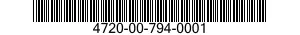 4720-00-794-0001  4720007940001 007940001