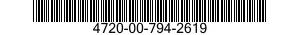 4720-00-794-2619  4720007942619 007942619