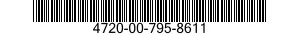 4720-00-795-8611  4720007958611 007958611