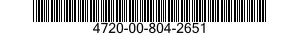4720-00-804-2651  4720008042651 008042651