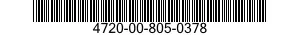 4720-00-805-0378  4720008050378 008050378