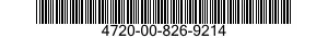 4720-00-826-9214  4720008269214 008269214